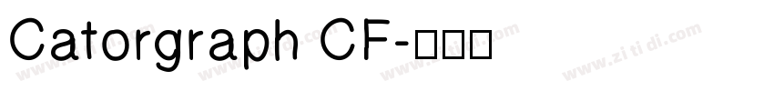 Catorgraph CF字体转换